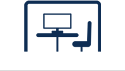 セキュリティ、プライバシーが確保された静かな個室空間